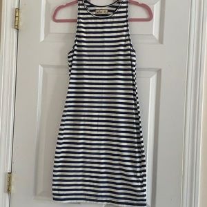 high neckline body con dress